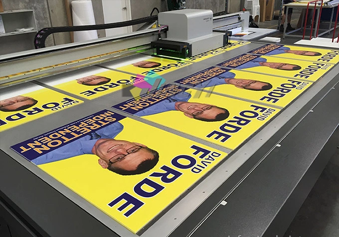 High Resolution Digital Printing Sheet Display Coroplast Banner Board Sign