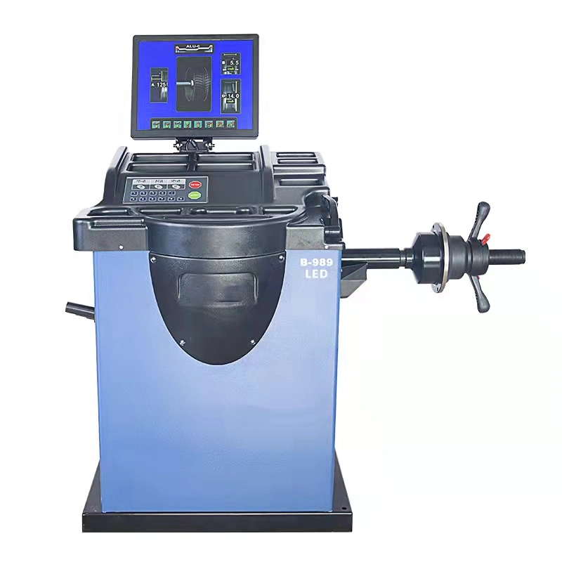 Wheel Balancer with Static Balance Alu Mode Motorcycle Mode Automatic Measuring Gauge LCD display Tyre Changer Tire Changer Garage Equipment Balancing Machine