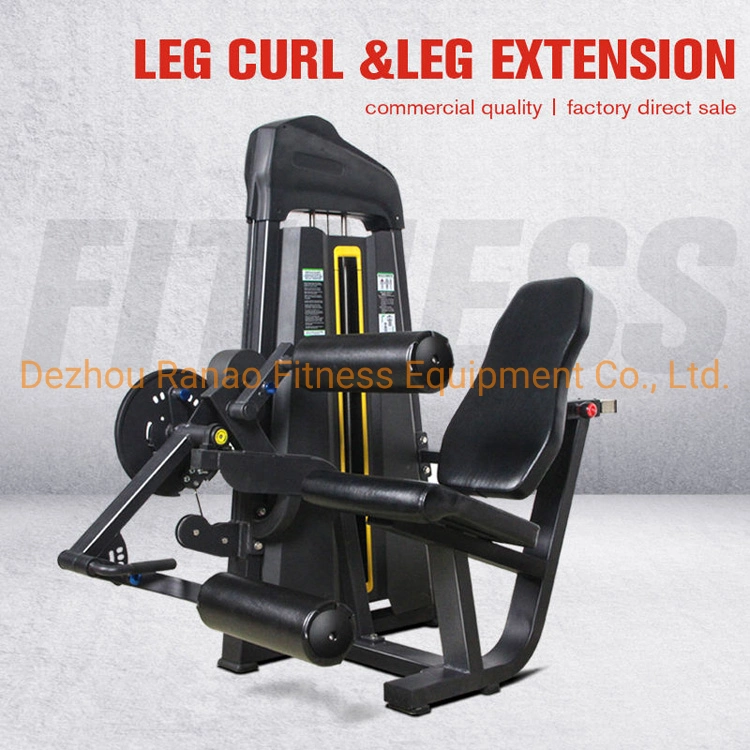 Directa de Fábrica de precio competitivo un gimnasio comercial funcional de doble fuerza Gimnasia cargado Pin Leg Curl y Extensión de pierna deportes de equipo