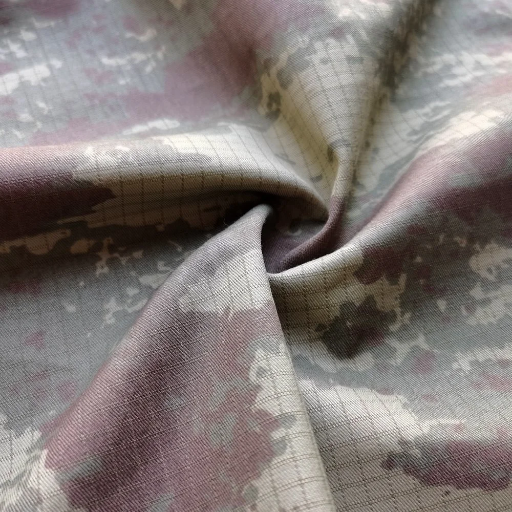 Tc 65/35 Printed Ripstop Azerbaijan Camouflage Fabric for Uniform