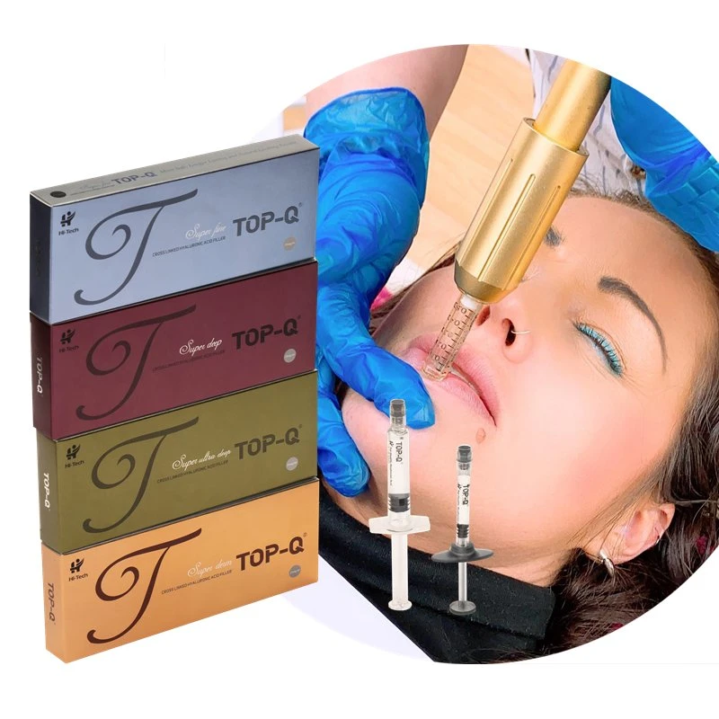 فتحة تعبئة حقن Derm 3 مل من حمض Hyaluronic Dermal Super Fold