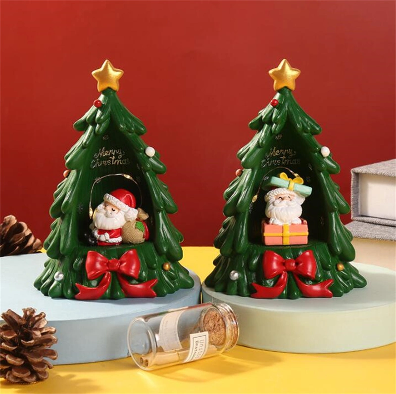 Wholesale/Supplier Christmas Luminous Ornaments Resin Christmas Gifts Crafts