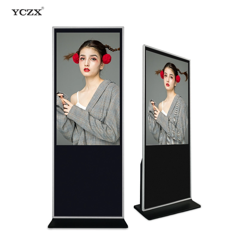 HD 1080P Digital Signage Floor Standing LCD Advertising Display / LCD Advertising Player