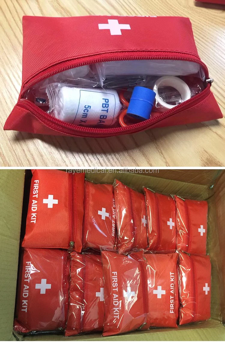 Professional Red First Aid Box Storage Container with CE Certification