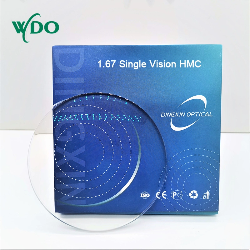 1,67 Mr7/MR10 seule vision de la console HMC UV400 de l'IME de lentille optique Lentille oculaire RDO