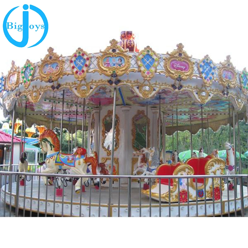 Hot Sell Attractive 12 Seats Fairground Rides Small Carousel for Sale