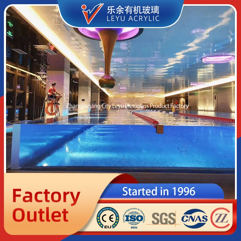 Acrylic Panel Outdoor Swimmiing Pool Wall