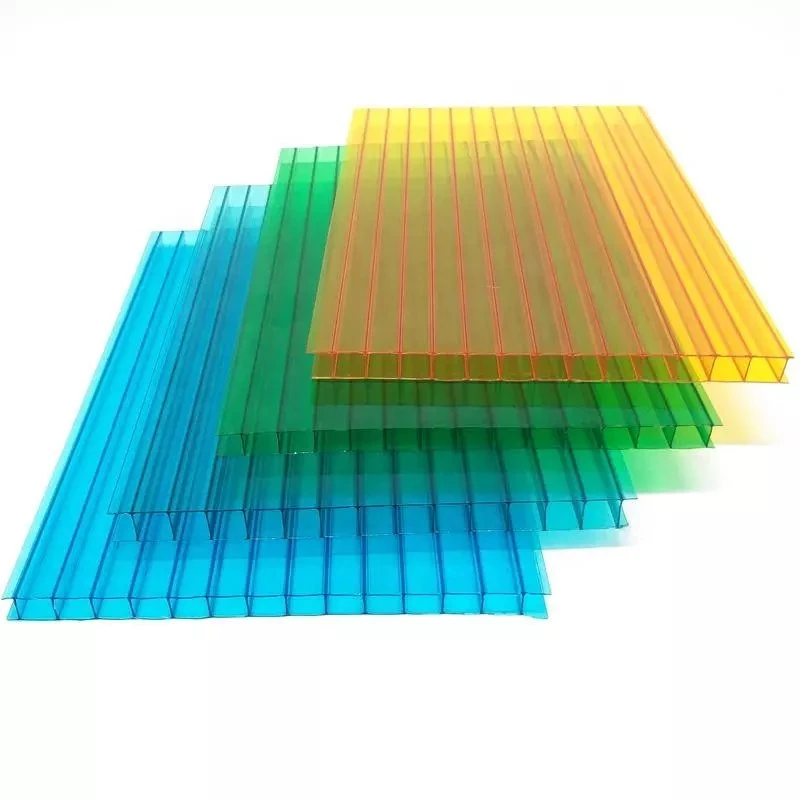 Anti UV Coated Commercial PC Polycarbonate Plate Hollow Sheet Board