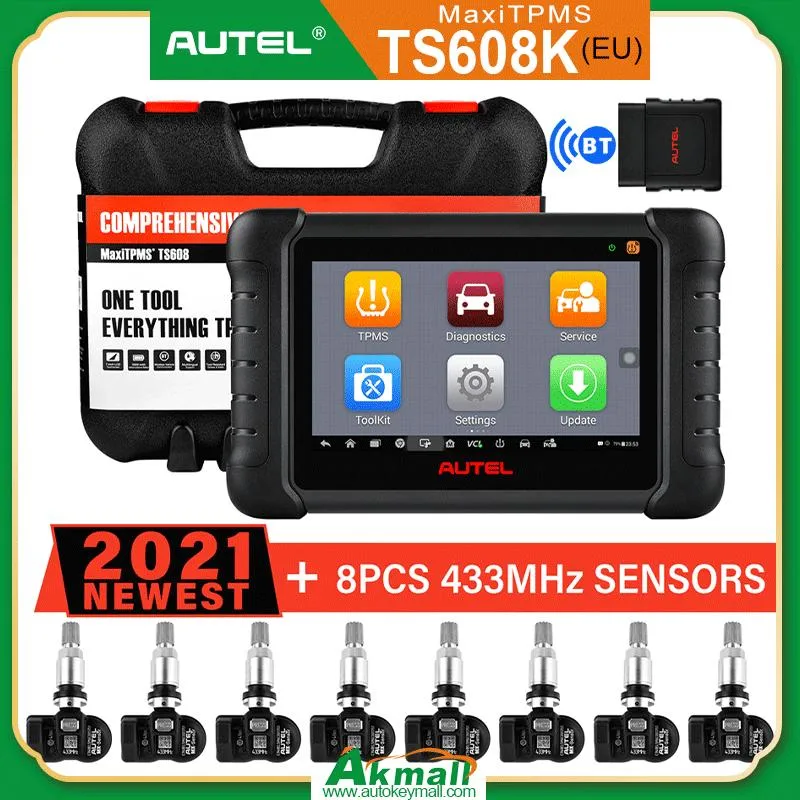 Autel Maxitpms Ts608K Diagnóstico completo de TPMS y todo el sistema Automotive Herramienta