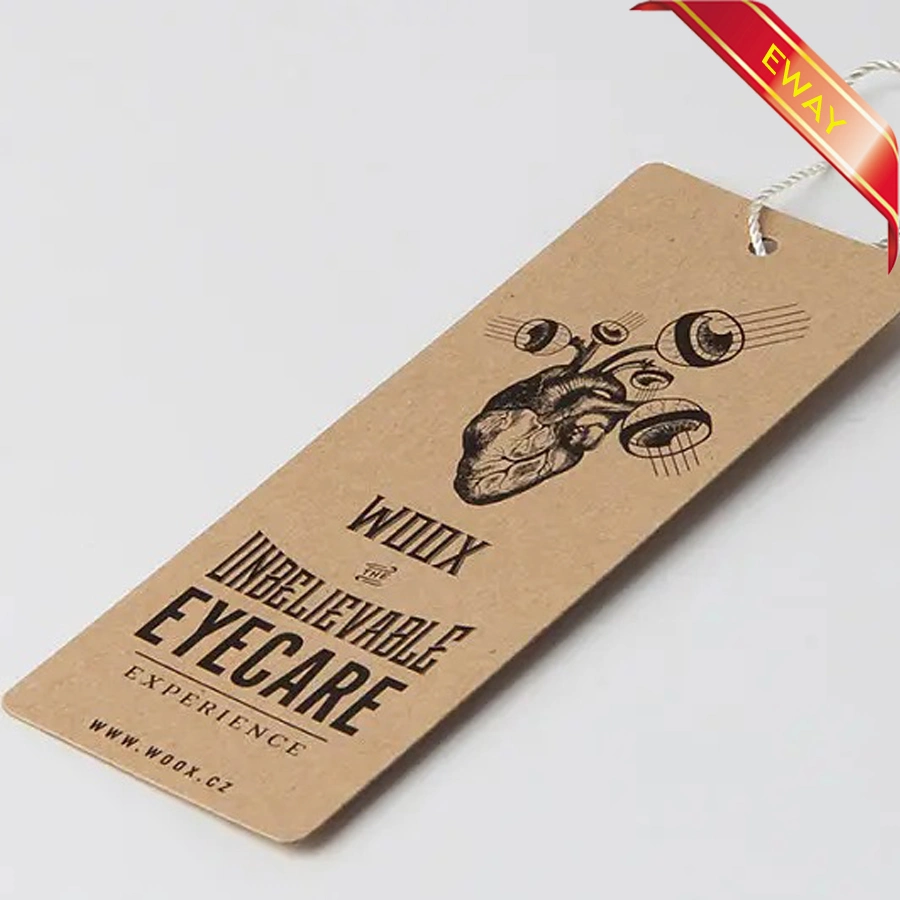 Paper Hang Tag Hangtag Kraft Paper Tag for Garment