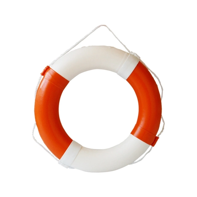 Produto de segurança da água tecido macio e confortável PU Cork Hoop Lifebuoy