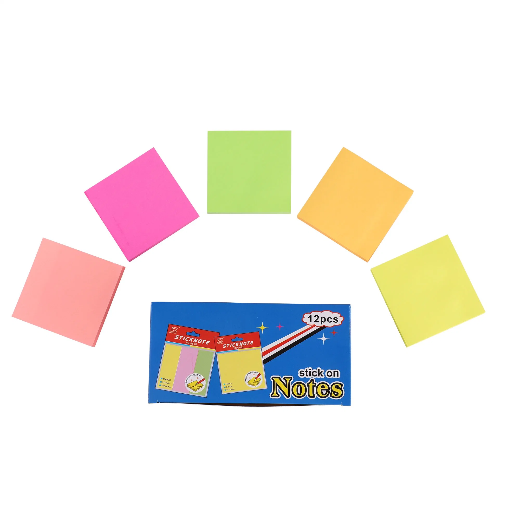 Blank Colorful Sticky Notes Without Printing