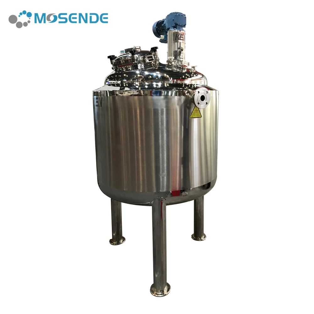 500L Industrial Alcohol Hand Sanitizer Tank Vacuum Emulsifying Mixer Machine Homogenizer