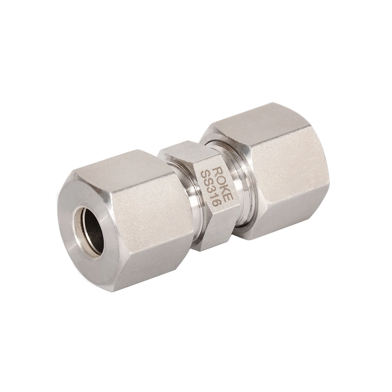 Stainless Steel DIN2353/ ISO8434.1 Light 6L-42L Single Ferrule Union Light Hydraulic Fitting