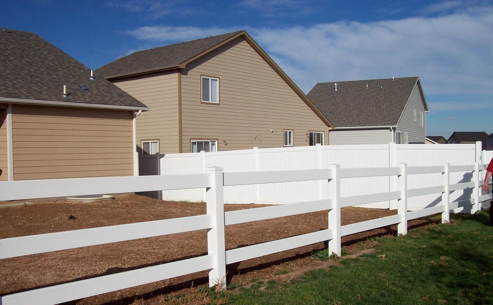 High Security Cheap PVC Vinyl Horse Rail Field Fence