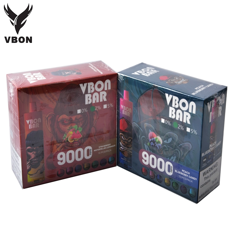 Wholesale 30+ Flavors 9K Puff Vbon Bar E Cigarette Device