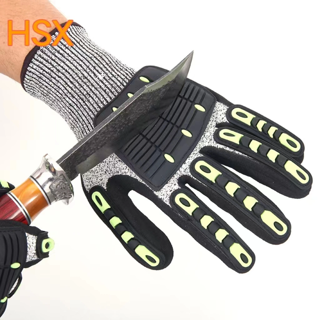 Comfortable and Flexible Protective Mechanic Work and Safety Gloves