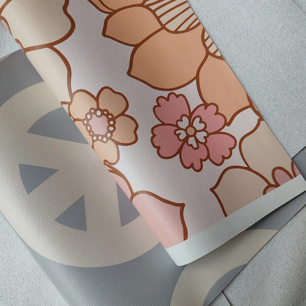 Home Textile High quality/High cost performance  Water Base Printed Eco Leather for Baby Products