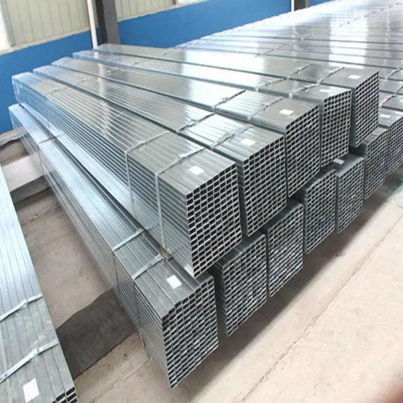 China tubos cuadrados de acero galvanizado y hueco del tubo de sección en Jiangsu Venta caliente