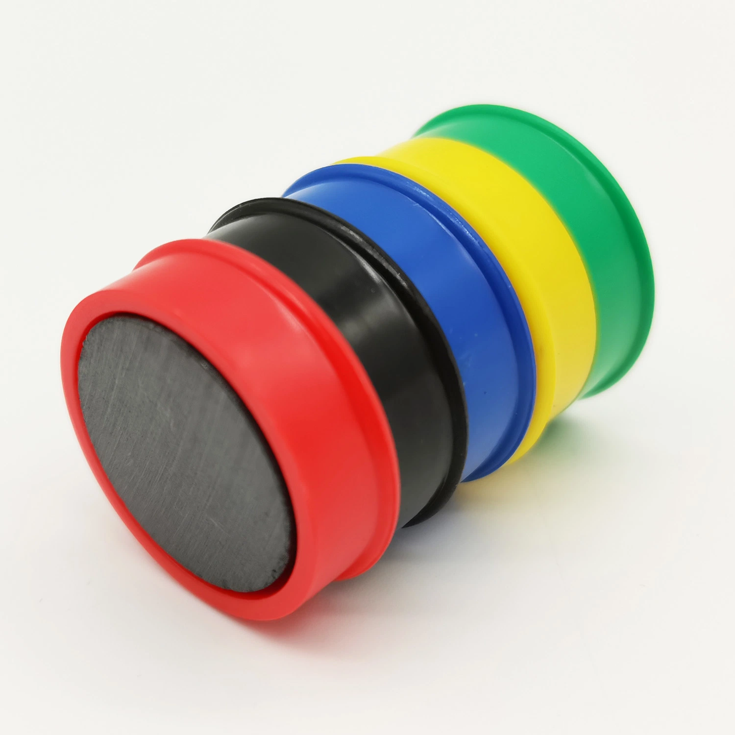 30mm Colorful Plastic Covered Whie Board Magnets Button Paper Magnets