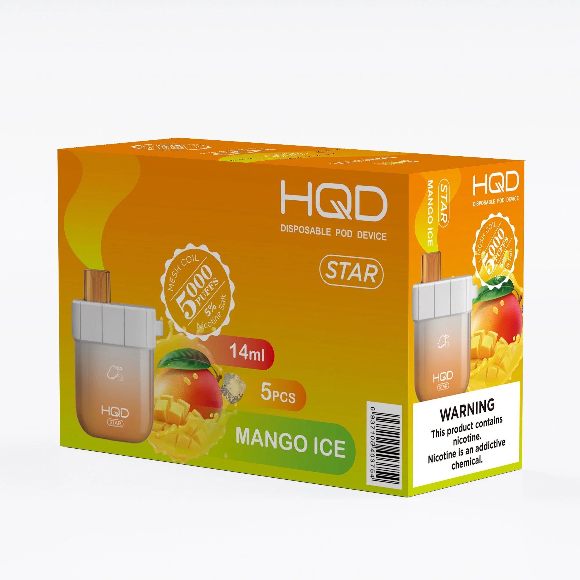 Hqd Original 5000 Puffs Disposable/Chargeable Vape Ecigarette Supplier Manufacturer From China Star