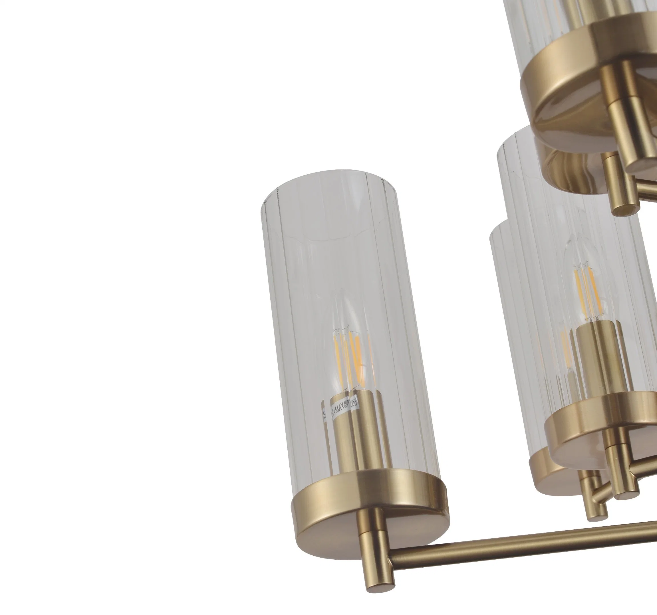 Luxury Art Chandelier Light Nordic G9 Night Light Gold Tea Light Candle Holder Pendant Decorative Candle Lights Chandelier Lamp