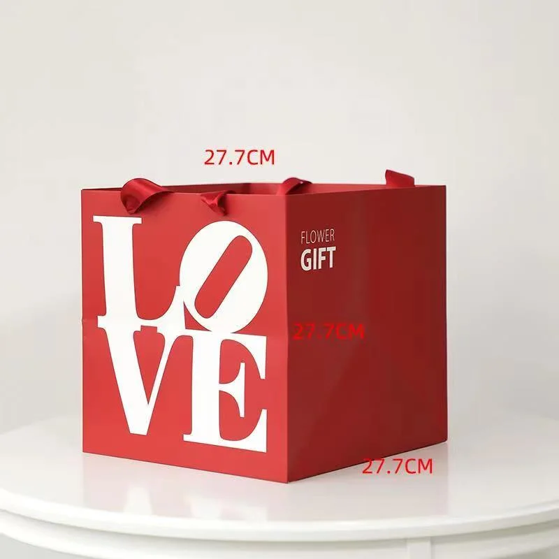 Черная модная бумага Shopping Bag for Valentine Love Gifts with Обработка принять настройку