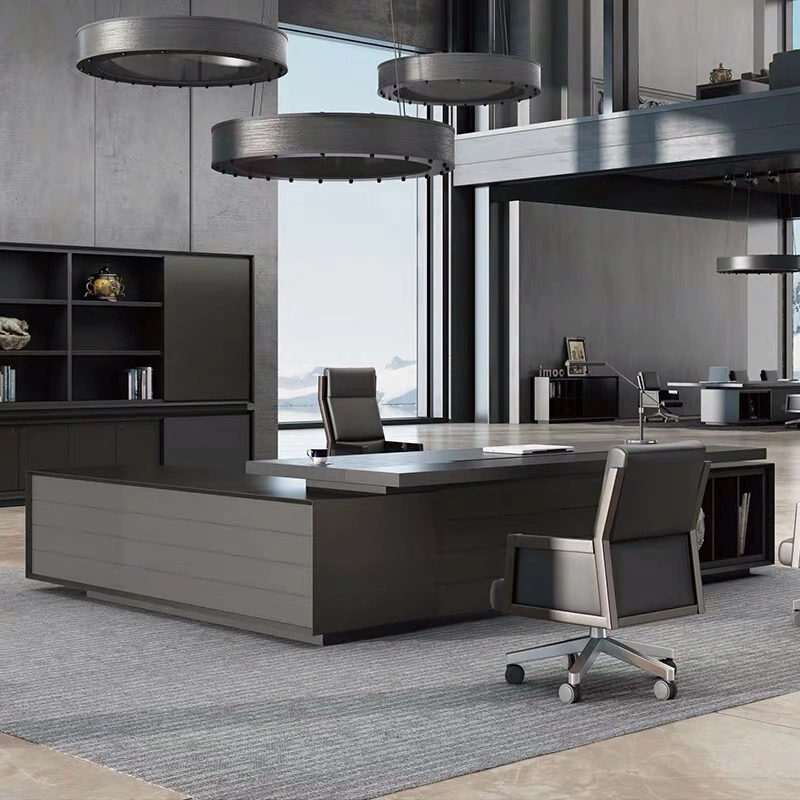 A tabela personalizada de Foshan luxo CEO Office mesa de madeira Secretária Executiva moderno mobiliário de escritório