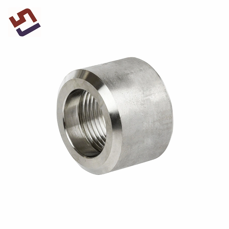 CNC Stainless Steel Tube Fitting Milling Turning Threaded Full/Half Coupling