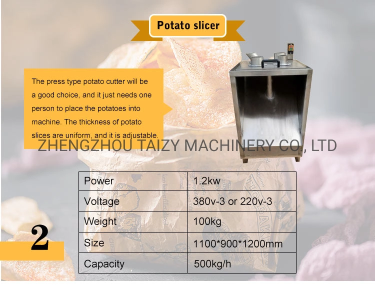 Industrial Fully Automatic Potato French Fries Production Line Potato Chips Making Machine