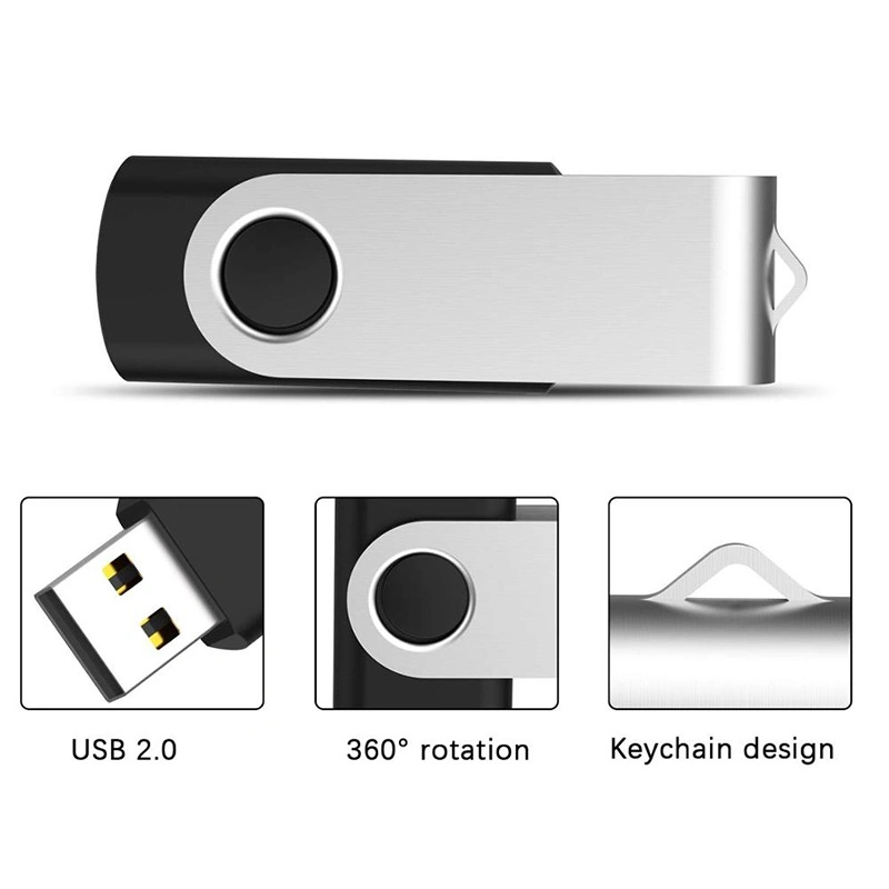 Promotion Gift Customized Logo 4G 8g 16g 32g Swivel USB Flash Drive