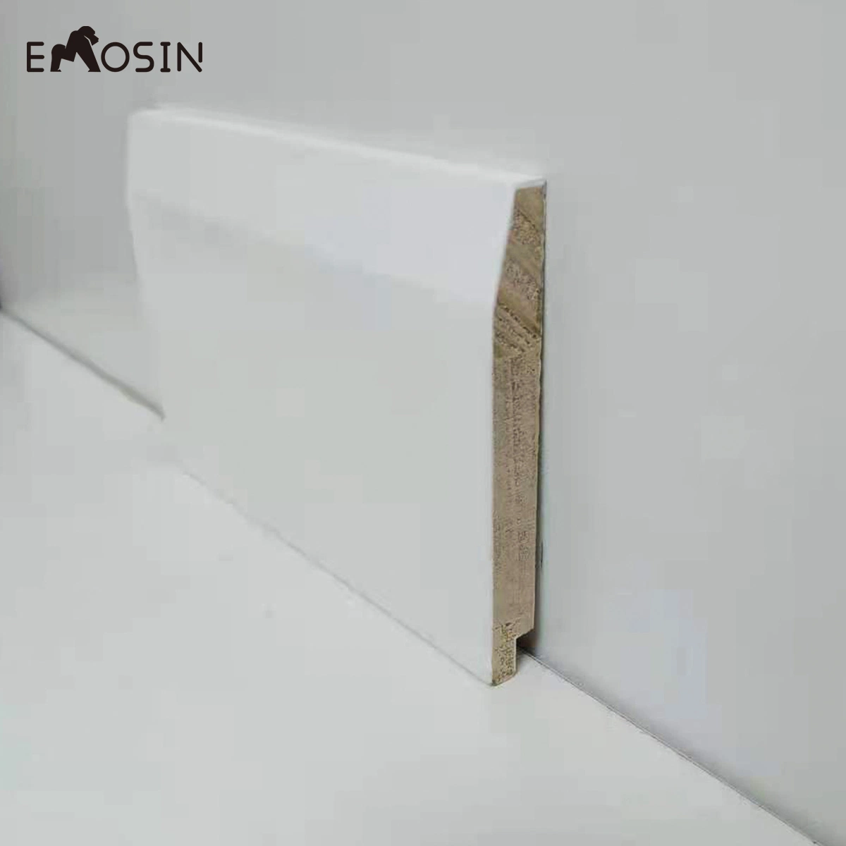 White Paint/Laminated Baseboard MDF/Solid Wood/Wooden Skirting Board