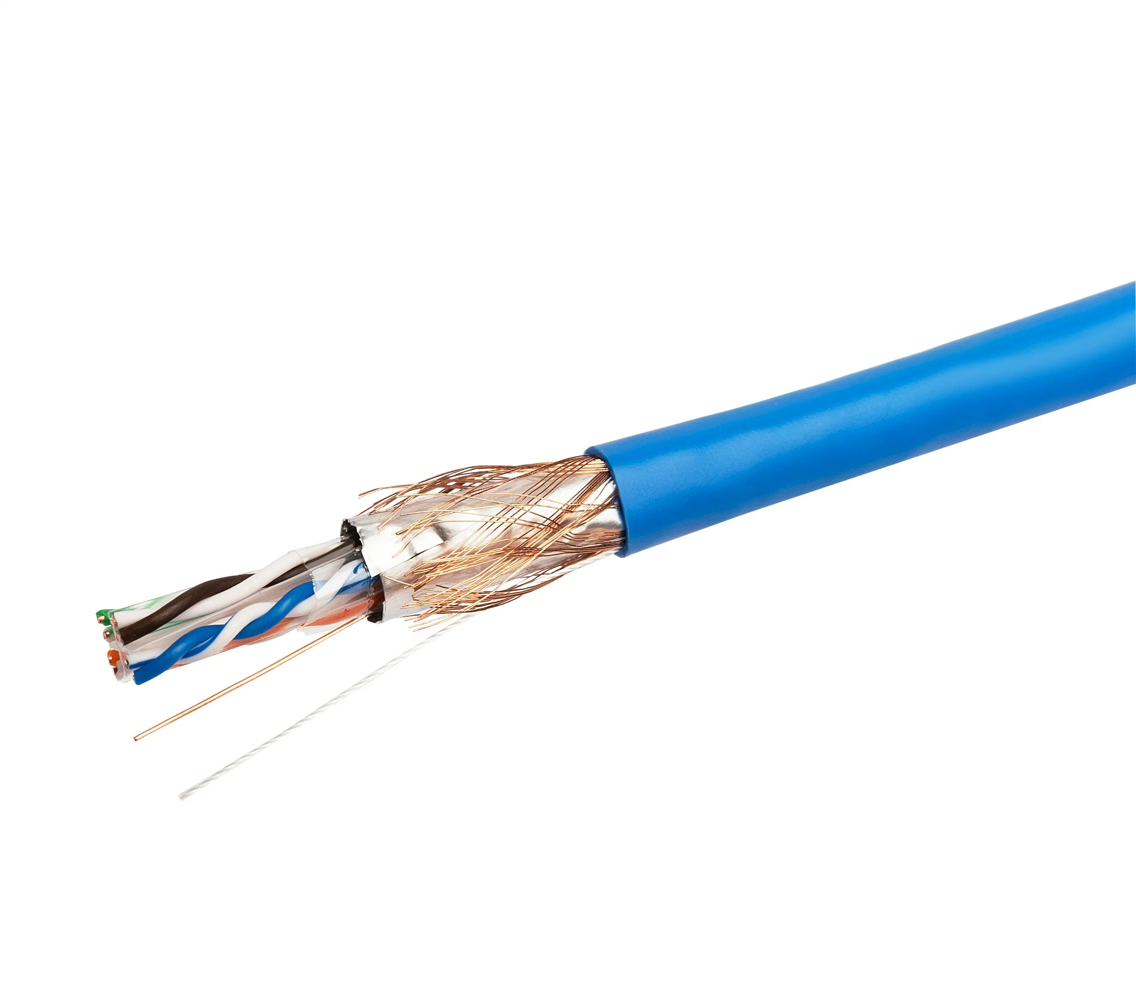 كبل اتصال من المصنع كبل LAN كبل كمبيوتر كبل UTP FTP كبل SFTP من نوع Cat5 Cat5e كبل CAT6 CAT6A كبل Ethernet كبل الشبكة LSZH