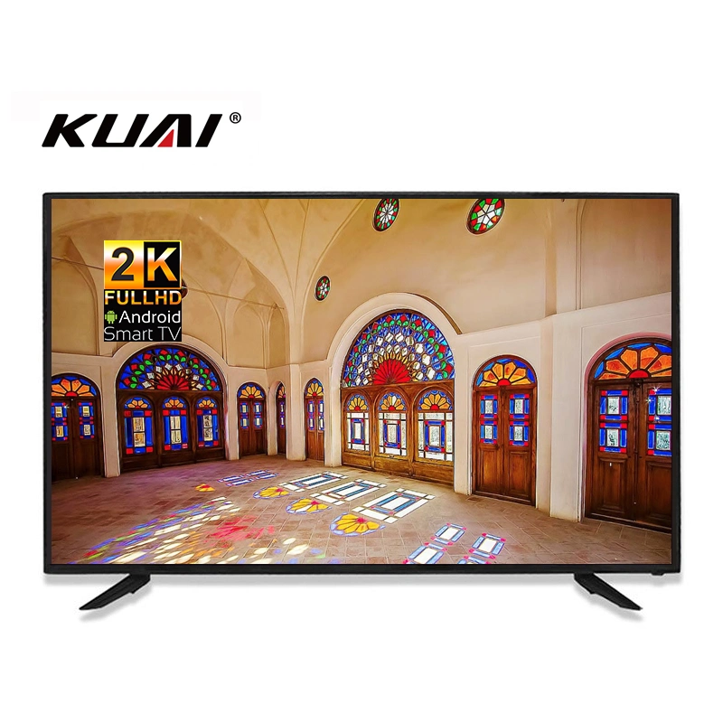 Источник ТВ на заводе лучшая цена телевизор DVB-T2 светодиодный телевизор 32" 2K 4 K UHD телевидение