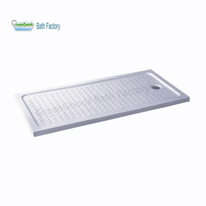 CE Cupc Camper Van Bathroom 1200 X 800mm Resin Fiberglass Rectangular Antiskid Deep Shower Tray