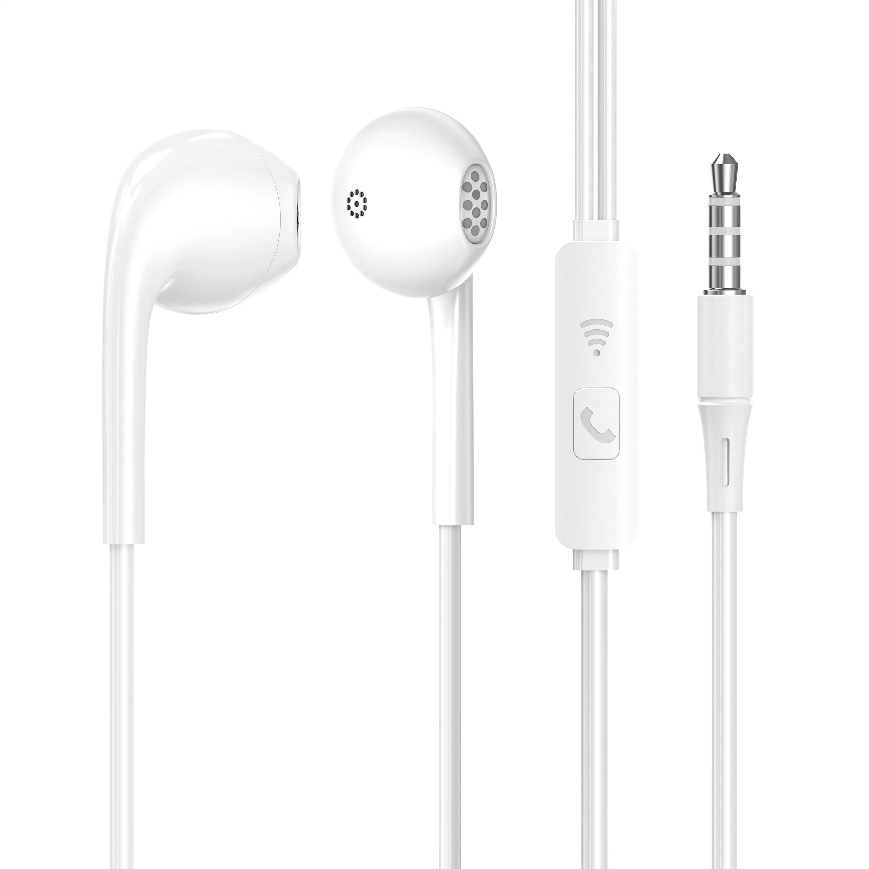 Aspor 3,5mm Classic In-Ear manos libres con cable con micrófono