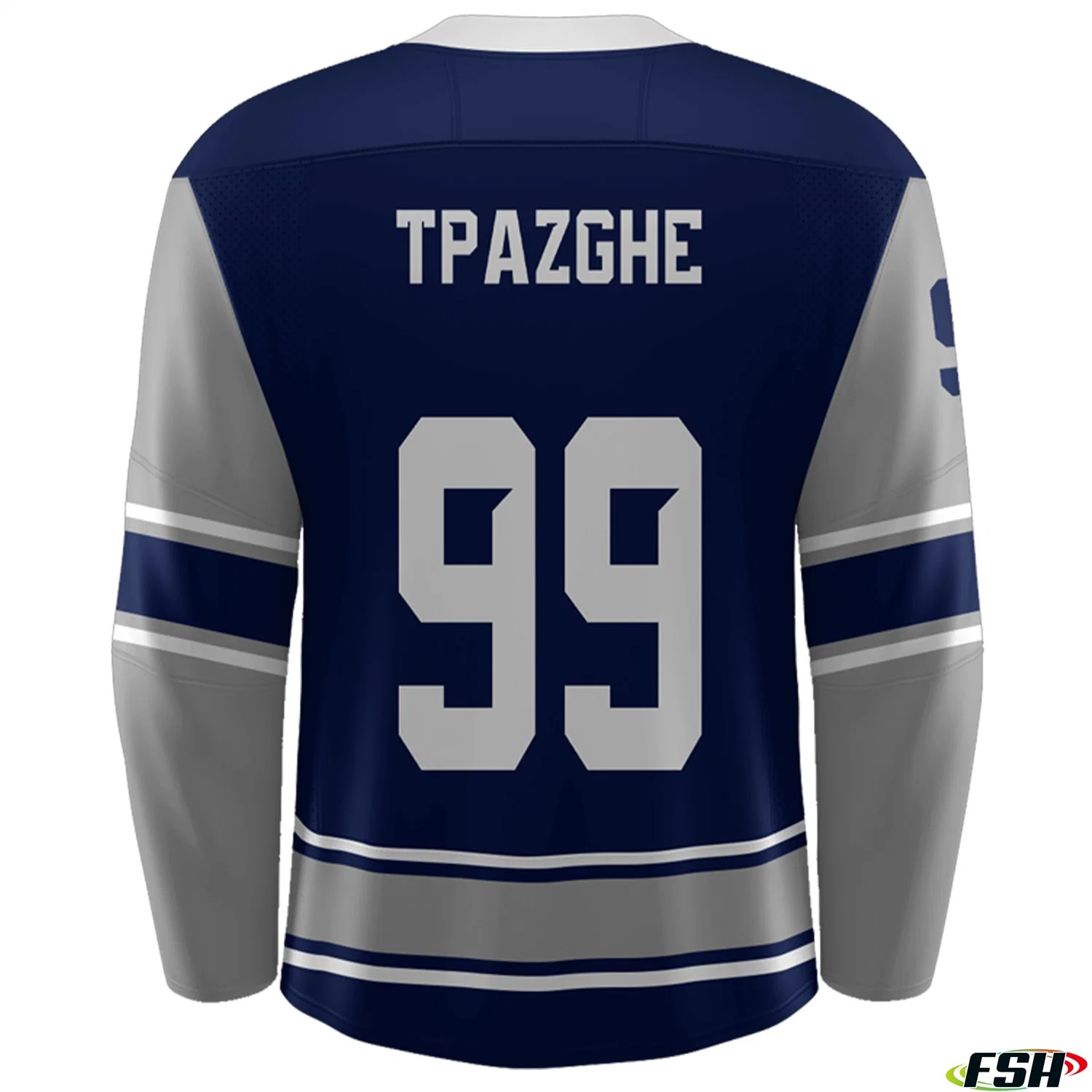 High quality/High cost performance 100% Polyester Customized Sublimated Lace-Neck Ice Hockey Jersey