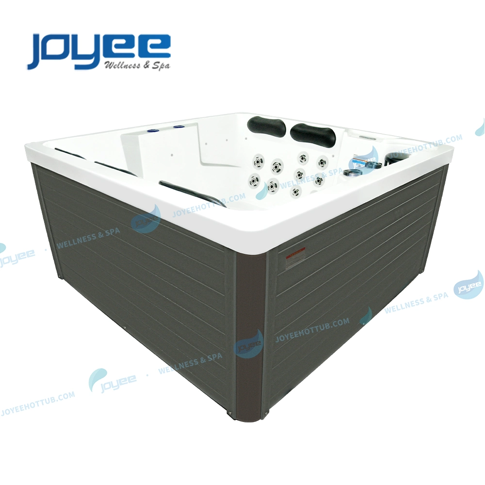 Joyee Good Price Acrylic Garden 4~6 Seats Outdoor SPA Massage Bathtub Hot Tub