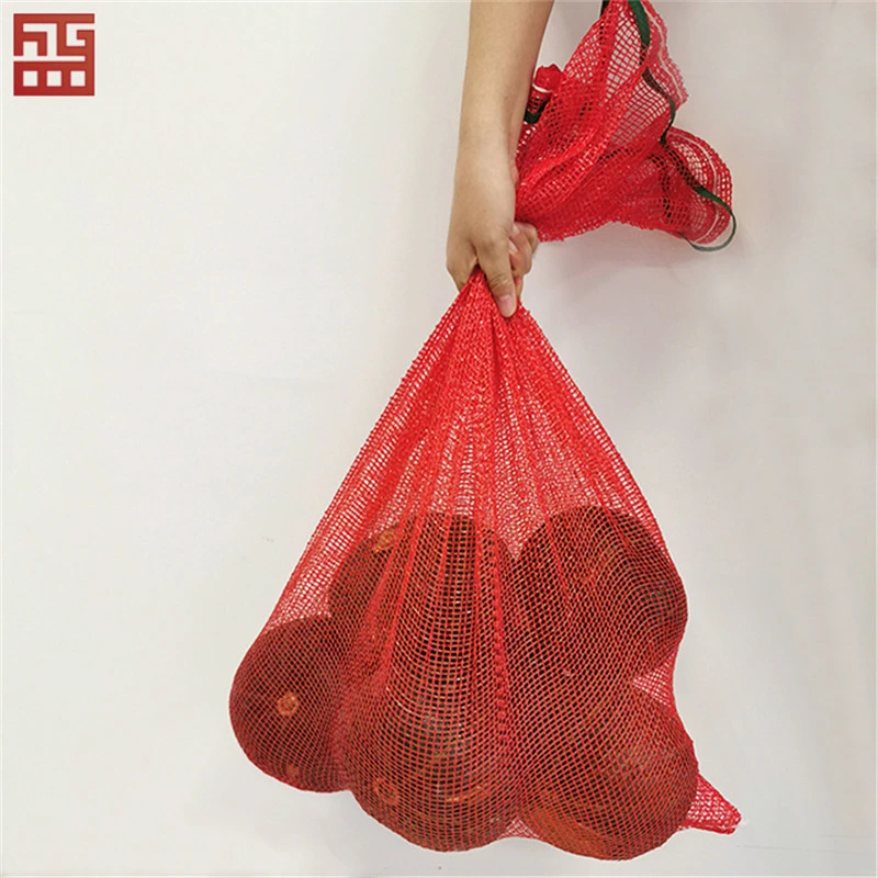 Extrud Mesh Plastic Cotton Fridge PP Oyster Seafood Stretch Net Vegetable Bags Garlic Bundle