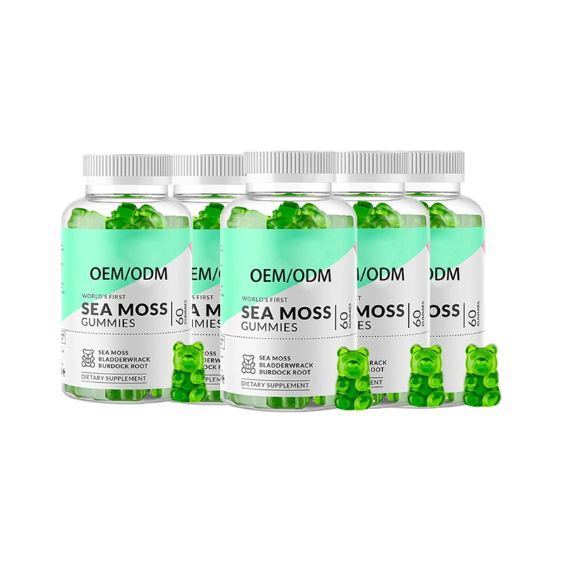 Gummies de Seamoss da venda quente vitamina Irish Sea Moss Gummies