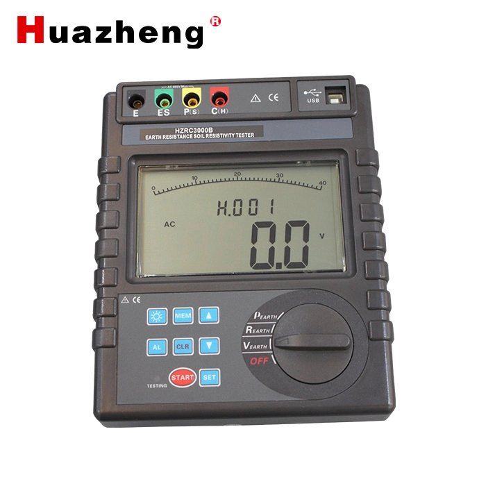 IEC Standard Hzrc3000b Soil Resistivity Measurement Digital Earth Resistance Tester