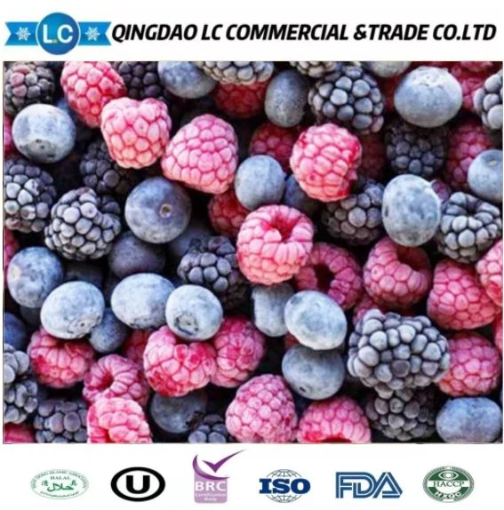 IQF Arándano Arándanos Congelados Frutas Mixtas