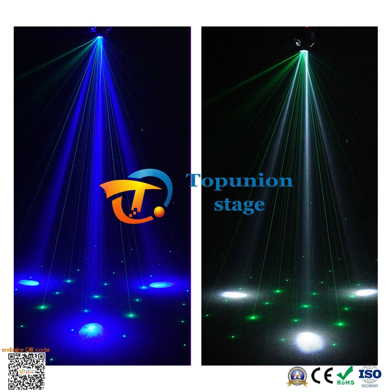 New KTV Flash Four Head Bee Eye Laser Light Bar Colorful Light LED Rotating Laser Light