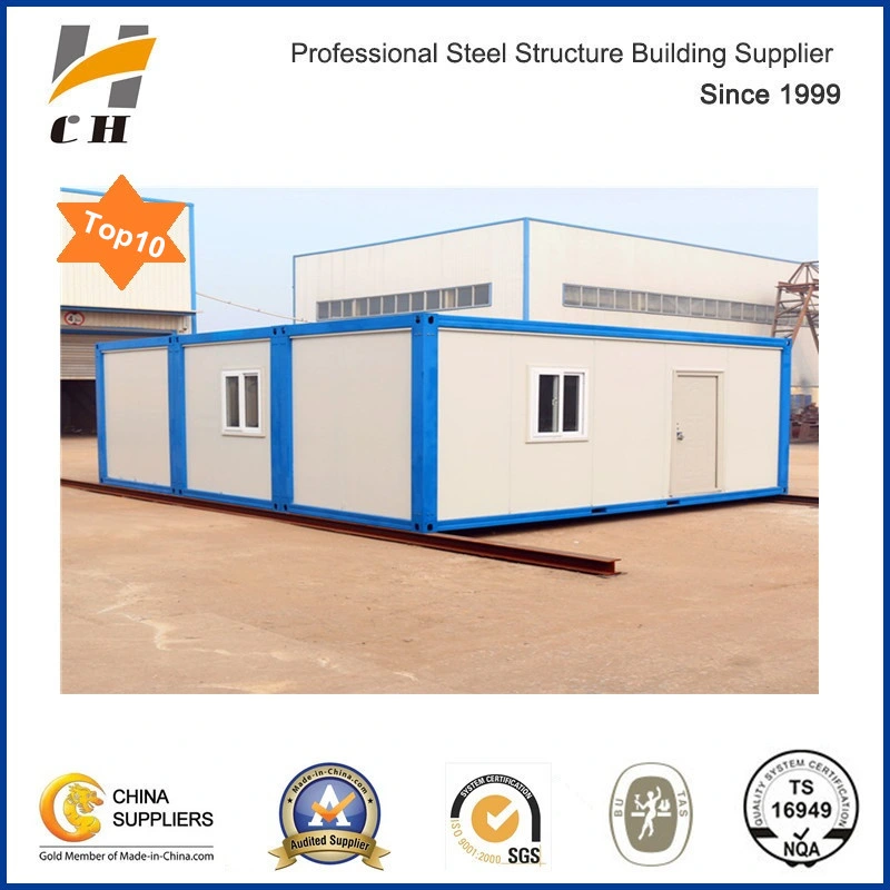 Prefabricated/Prefab Low Cost Hotel Container House with Kitchen / Toilet