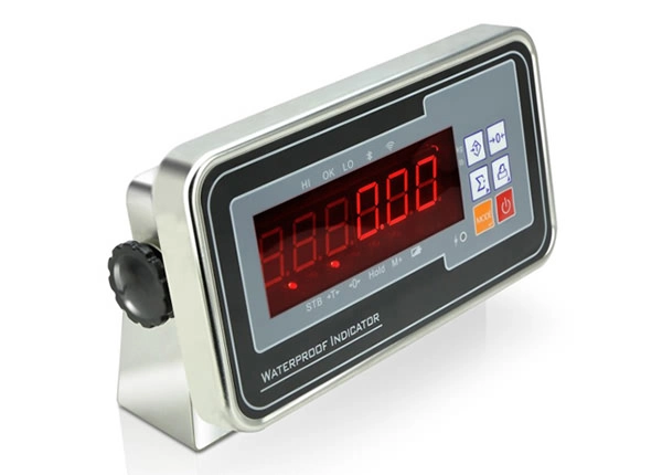 Pantalla LCD electrónico digital indicador de pesaje de acero inoxidable resistente al agua IP67 Cargador de indicador de sistema de pesaje