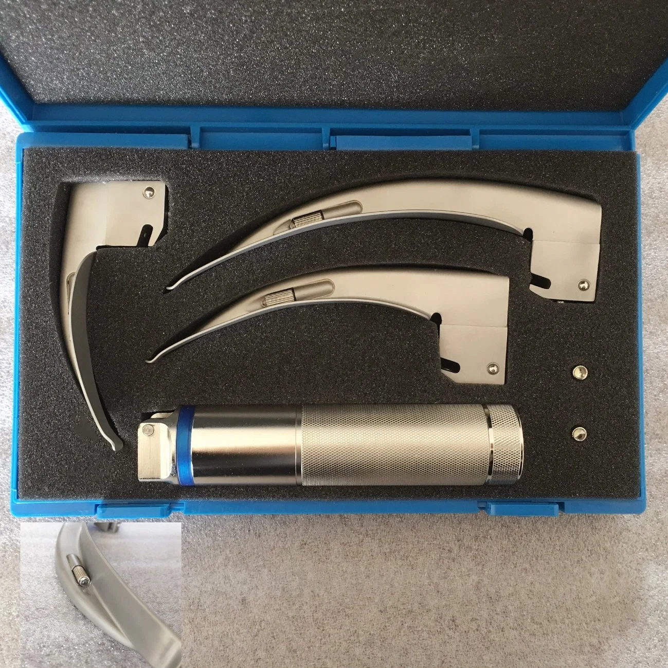 Ms-La300h Ent Laryngoscope Kits with Bulb Blade Handle Lamp Set