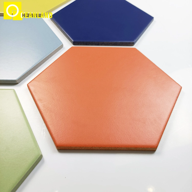 Fábrica Colorful Interior pared Suelo Hexagon baldosa mármol