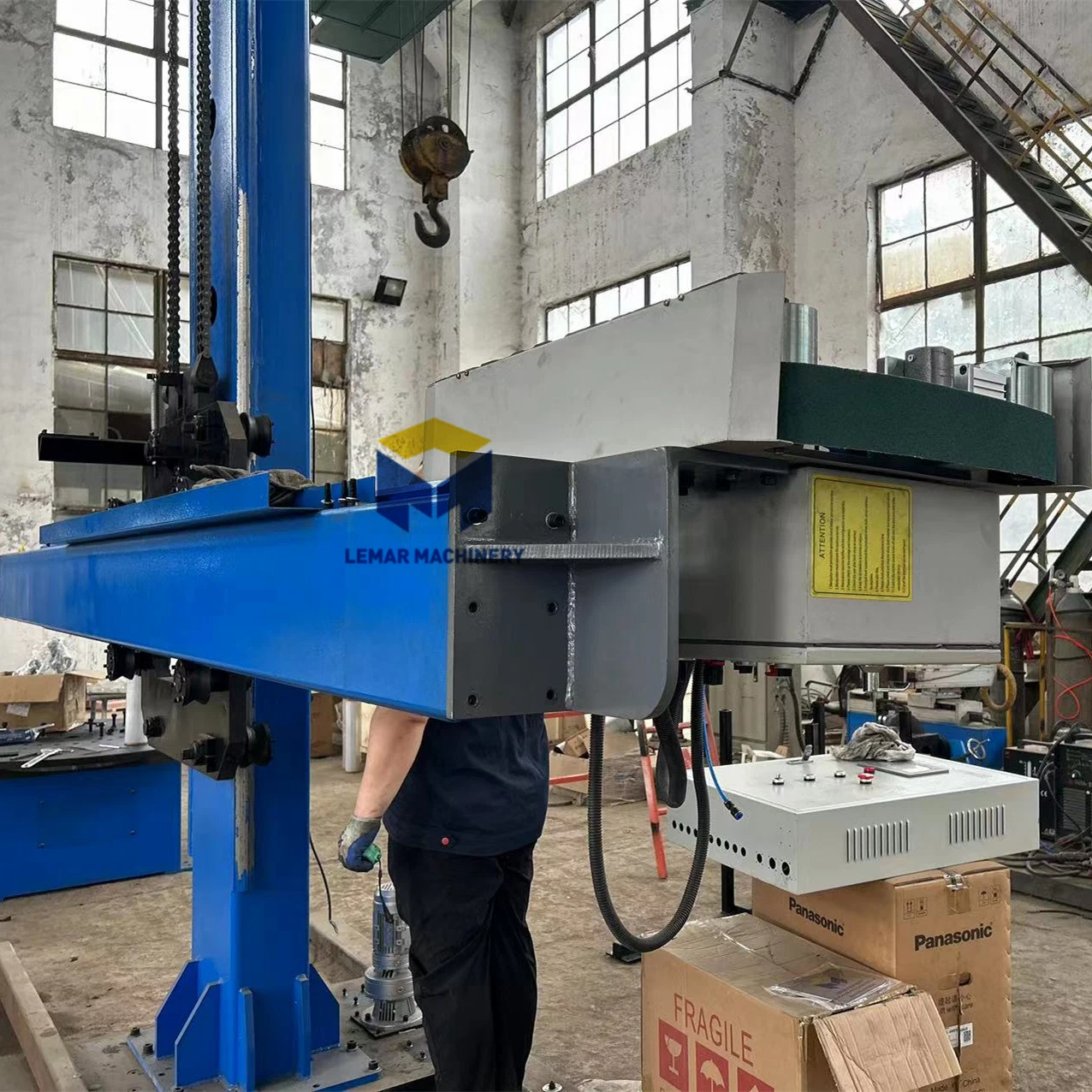 Automatic Cylinder Pipe Welding Station Manipulator Column and Boom