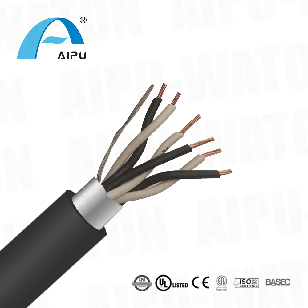 Plaine multibrins en cuivre recuit de flexible sur le fil de contrôle et instrumentation câble PVC Icat BS5308 Partie2 Type1