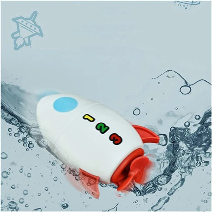 Baby Bathroom Bathtub Shower Water Spray Rocket Toddler Bath Toys